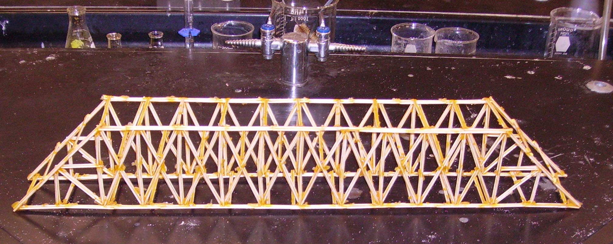 how to build a bridge out of toothpicks